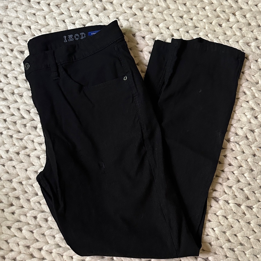 Izod Black Men's Pants